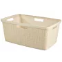 CURVER wasmand Jute 46L 59x39x26cm crème