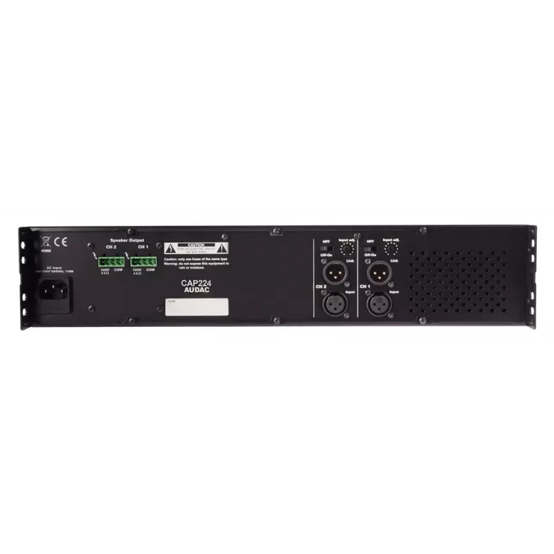 AUDAC CAP224 2.0-kanaals audioversterker