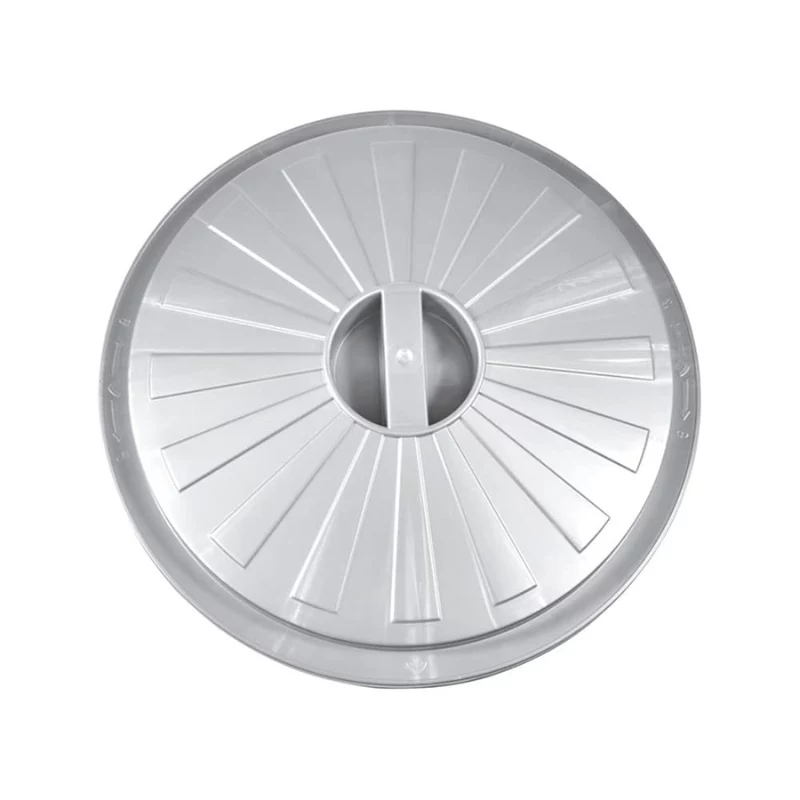 keeeper Mats Maxi afvalcontainer 50L, Ø50 x 55 cm, zilver