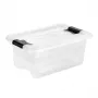 keeeper Crystalbox Cornelia opbergbox met deksel, 4 L, 29,5 x 19,5 x 12,5 cm, transparant