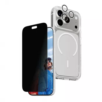 PanzerGlass PG PGC Privacy Flagship 3-in-1 bundel voor iPhone 18 Pro