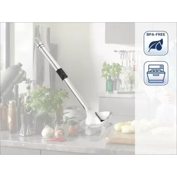 LEIFHEIT ProLine kleine soeplepel, RVS, 30,5 cm, vaatwasmachinebestendig