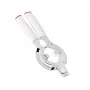 LEIFHEIT ComfortLine glasopener 103135 – moeiteloze twist-assist, verstelbare greep, vaatwasmachinebestendig, wit/grijs