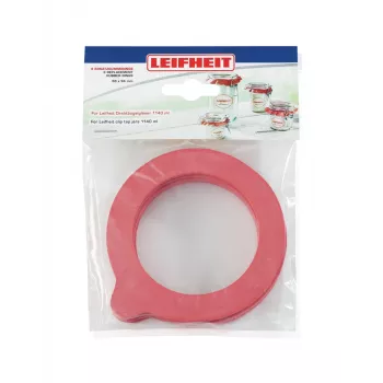 LEIFHEIT reserve-rubberringen 6 stuks 68x94 mm voor lekvrije potten 1140 ml