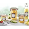 LEIFHEIT set decoratiestickers voor potten, zwart & wit