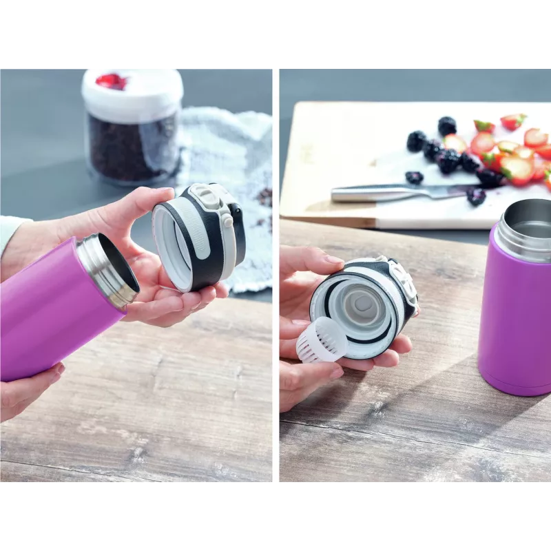 Leifheit Thermos Flip 350 ml, Purple
