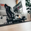 Oplite Cockpit Chassis R8 Fury White racing simulator frame