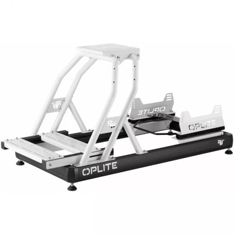 Oplite Cockpit Chassis R8 Fury White racing simulator frame