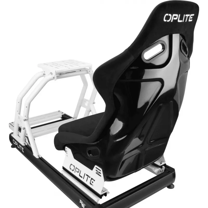 Oplite Cockpit Chassis R8 Fury White racing simulator frame