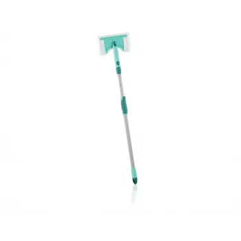 LEIFHEIT tegel- en badkamerborstel met telescopische steel 93-150 cm badreiniger Micro Duo