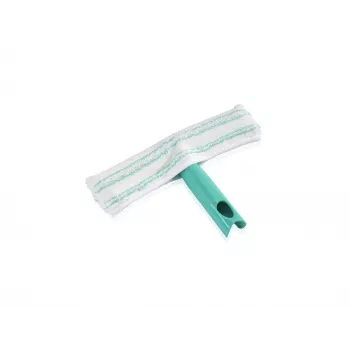LEIFHEIT raamwisser M handtrekker met click-systeem, 28 cm rubberwisser, ergonomische antislipgreep, wit/groen