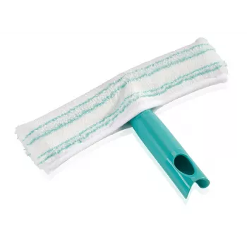 LEIFHEIT raamwisser reserve-microvezeldoek M, 32 cm, wit/turkoois