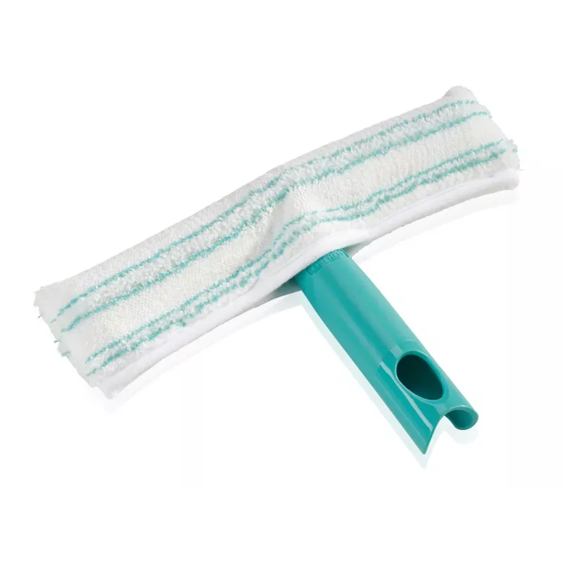 LEIFHEIT raamwisser reserve-microvezeldoek M, 32 cm, wit/turkoois