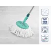 LEIFHEIT Clean Twist Disc Mop vervangset, 2 microvezel moppkoppen, wit