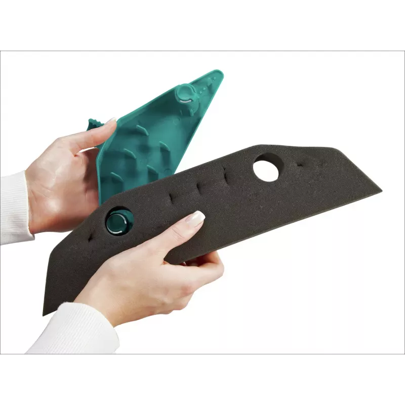 LEIFHEIT vervangschuim voor Soft&Easy vloerwisser, 34cm, blauw
