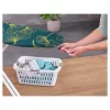 LEIFHEIT Cotton Comfort strijkplankhoes S/M 125x40 cm blauw/wit gestreept