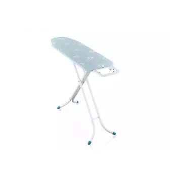 LEIFHEIT strijkplank Classic M Compact 120x38cm met katoenen hoes en vast strijkijzerplateau