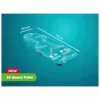 LEIFHEIT Air Board Table Compact strijkplank 70x30 cm, Thermo-Reflect, opvouwbaar, blauw/wit
