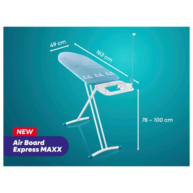 LEIFHEIT Air Board Express L Maxx Solid strijkplank 130x45cm Thermo-Reflect