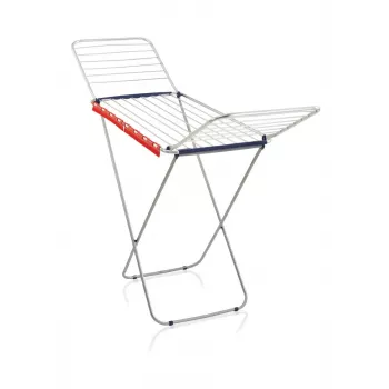 LEIFHEIT Classic Wäschetrockner Siena 200 Easy aluminium - 20 m wasrek met vleugeldroger, zilver/grijs