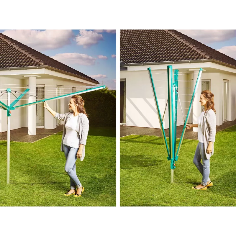 LEIFHEIT wasmolen Linomatic 600 Deluxe met afdekking