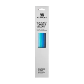 STANLEY rietje-set 4 stuks voor The Quencher Travel Tumbler 0,89L blauw