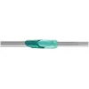 LEIFHEIT Clean Twist set spin-mop met emmer – microvezel vlakmop, telescopische steel, 33 cm kop, 20 L emmer, turquoise/grijs