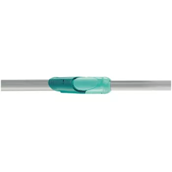 LEIFHEIT Clean Twist set spin-mop met emmer – microvezel vlakmop, telescopische steel, 33 cm kop, 20 L emmer, turquoise/grijs