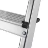 Hailo L40 StandardLine 4-traps aluminium trap met veiligheidsbeugel, 150 kg, EN 131