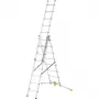 HAILO combiladder HobbyLOT aluminium 2x8 + 1x9 sporten