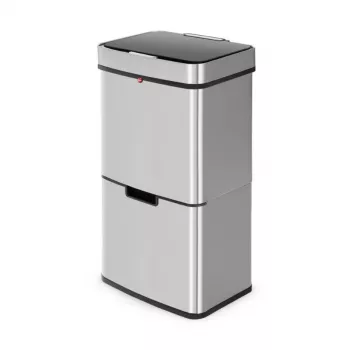HAILO Öko Vario XL afvalscheiding systeem, 2x25L, roestvrij staal