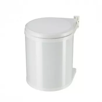 HAILO inbouw pedaalemmer Compact-Box M 15L wit