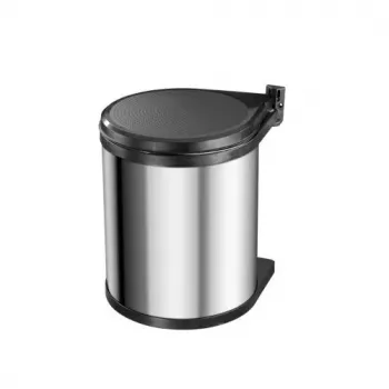 HAILO Compact-Box M 15L roestvrijstalen pedaalemmer met soft-close deksel