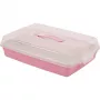 CURVER taartdoos rechthoekig 45x29,5x11,1 cm roze