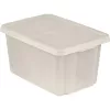 CURVER Essentials 45L transparante opbergbox met deksel, 57 x 40 x 30 cm, stapelbaar, levensmiddelenecht