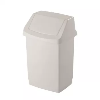 CURVER Click-it 50L pedaalemmer, wit, 38,5x33,5x63,5 cm