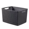 CURVER mand Jute L 20L 36x28x23cm donkergrijs