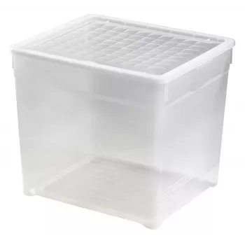 CURVER textielbox met deksel 33L transparant 39,5x34,2x34,3cm