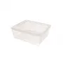CURVER textielbox met deksel, 10L, transparant, 34,2 x 29,7 x 12,5 cm
