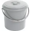 CURVER emmer met deksel 12L grijs