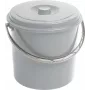 CURVER emmer met deksel 12L grijs