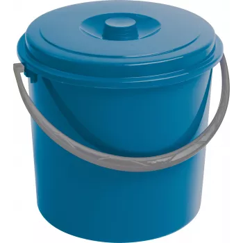 CURVER emmer met deksel 16L blauw