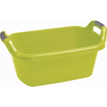 CURVER ovale bak met handgrepen 35L groen flexibele bak