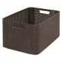 CURVER box Style L 43,6 x 32,6 x 23 cm donkerbruine opbergbox
