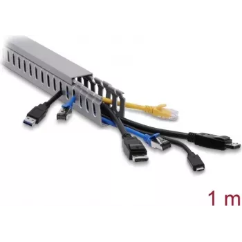 Delock kabelgoot 30 x 40 mm - lengte 1 m grijs