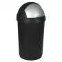 CURVER Bullet 50L zwart/zilver afvalbak