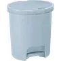 Curver pedaalemmer 25L rond grijs met soft-close-deksel