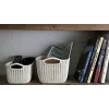 Curver Knit XS rechthoekige opbergmand 3L wit 25x18x14 cm