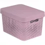 Curver Infinity opbergbox van gerecycled materiaal 17 L, 36 x 27 x 22 cm, roze