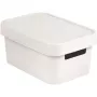 CURVER Infinity Recycled 4,5L opbergbox met deksel, 27 x 19 x 12 cm, wit